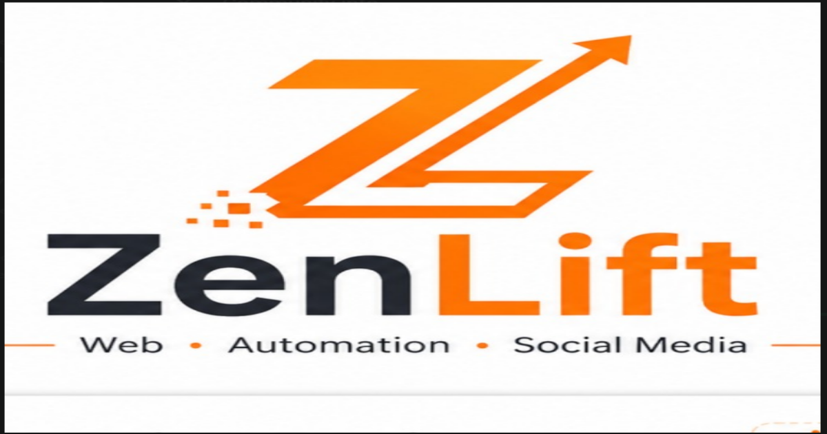 ZenLift Digital Growth Agency Homepage Snapshot